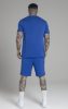 Siksilk Blue T-Shirt and Shorts Set - kék melegítő szett - Méret: M