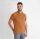Brick Zip T-Shirt - barna póló - Méret: S 