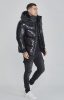 Siksilk Black Puffer Jacket