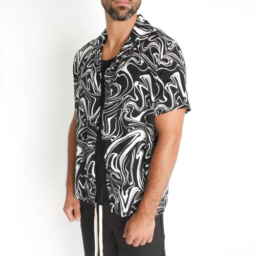 Acid Shirt - fekete ing - Méret: XXL