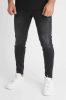 Chained Skinny Jeans - fekete szűk farmernadrág - Méret: 36