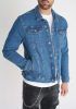 Navy Denim Jacket - kék farmerkabát - Méret: L