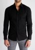 Black Super Skinny Shirt - fekete ing - Méret: XXL