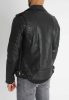 Varsity Gold Biker Jacket - fekete motoros dzseki - Méret: S 