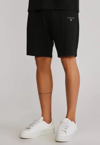 Siksilk Black Polo and Shorts Set