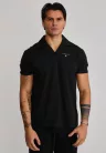 Siksilk Black Polo and Shorts Set - Méret: M