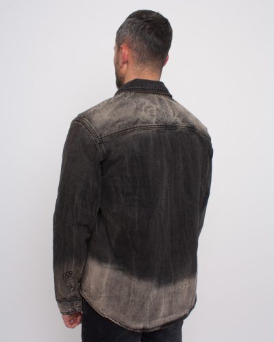 Washed Regular Farmerkabát - Méret: S 