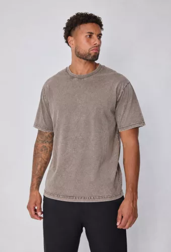 Mocha Oversize Póló - Méret: S