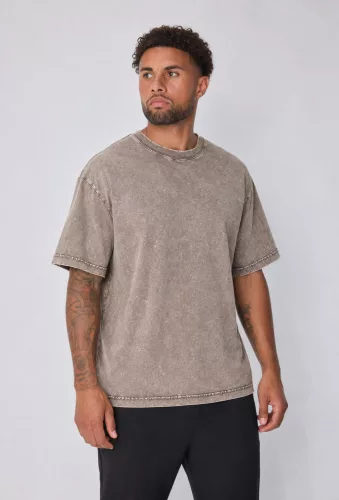 Mocha Oversize Póló - Méret: S