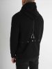 Black Tactical Hoodie - fekete pulóver - Méret: L