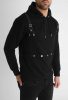 Black Tactical Hoodie - fekete pulóver - Méret: XL