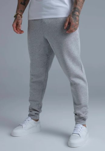 Siksilk Grey Marl Essentials Joggers - Méret: XL