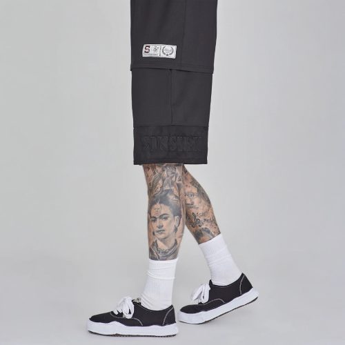 Siksilk Dynamic Shorts - fekete rövidnadrág - Méret: S 