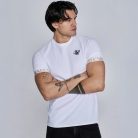 Siksilk White Tech T-Shirt - Méret: M