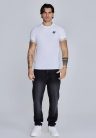 Siksilk White Tech T-Shirt - Méret: M