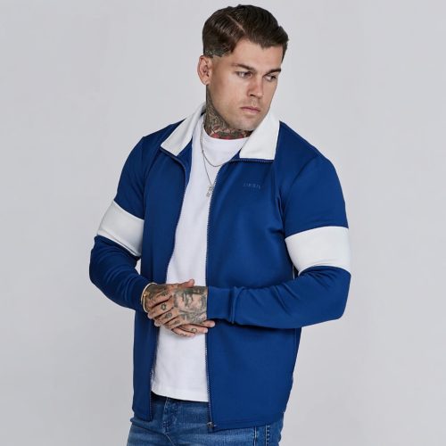 Siksilk Navy Track Top