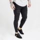 SikSilk Black Washed Essential Distressed Skinny Jean - fekete farmer - Méret: L