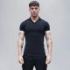 Siksilk Black Polo T-Shirt - Méret: XS