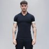 Siksilk Black Polo T-Shirt - Méret: M