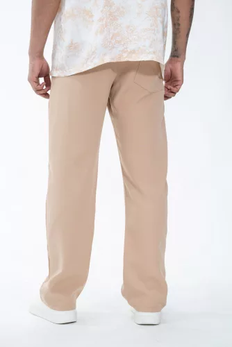 Beige Loose Pants 