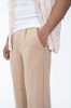 Beige Loose Pants - bő szövetnadrág - Méret: M