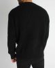 Loose-fitting Black Sweatshirt - fekete kötött pulóver - Méret: S