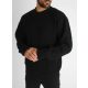 Loose-fitting Black Sweatshirt - fekete kötött pulóver - Méret: XXL