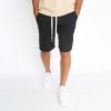 Linen Black Short - vászon rövidnadrág - Méret: S