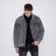 Grey Oversized Denim Jacket - szürke farmerkabát - Méret: M