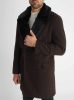Fur Aspen Coat - barna szövetkabát - Méret: M