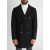 Avalon Black Coat - fekete szövetkabát - Méret: M