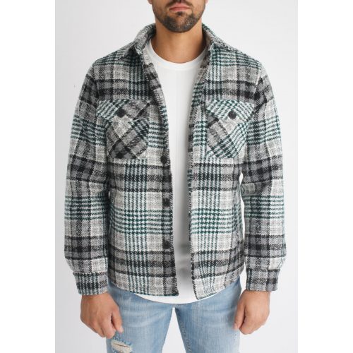 Buffalo Shirt Jacket - kockás ingdzseki - Méret: M