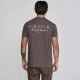 Siksilk Brown Graphic T-Shirt - barna póló - Méret: L