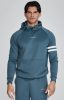  Siksilk Blue Muscle Fit Hoodie and Joggers Set 