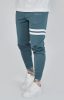  Siksilk Blue Muscle Fit Hoodie and Joggers Set - Méret: S 