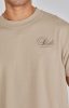 Siksilk Beige Graphic T-Shirt