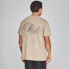 Siksilk Beige Graphic T-Shirt - bézs póló - Méret: S