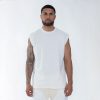 White Sleeveless Tee - ujjatlan póló - Méret: XL