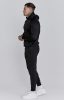 Siksilk Black Hoodie and Joggers Set - Méret: S