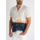 Marble Beige Shirt - mintás ing - Méret: M