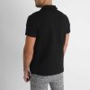 Black Polo Shirt - fekete galléros póló - Méret: S 