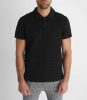 Black Polo Shirt - fekete galléros póló - Méret: M