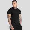 Siksilk Black & Gold Tech T-Shirt - fekete póló - Méret: XL