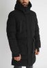 Black Puffer Parka - fekete télikabát - Méret: XL