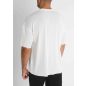 White Lined Oversized Tee