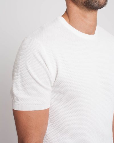 Knitted Slim Póló - Méret: XL