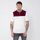 Crimson Zip Polo Shirt