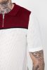 Crimson Zip Polo Shirt