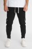 Velcro Black Cargo Pants - oldalzsebes nadrág - Méret: L