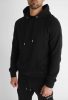 Black Cargo Hoodie - fekete kapucnis pulóver - Méret: M